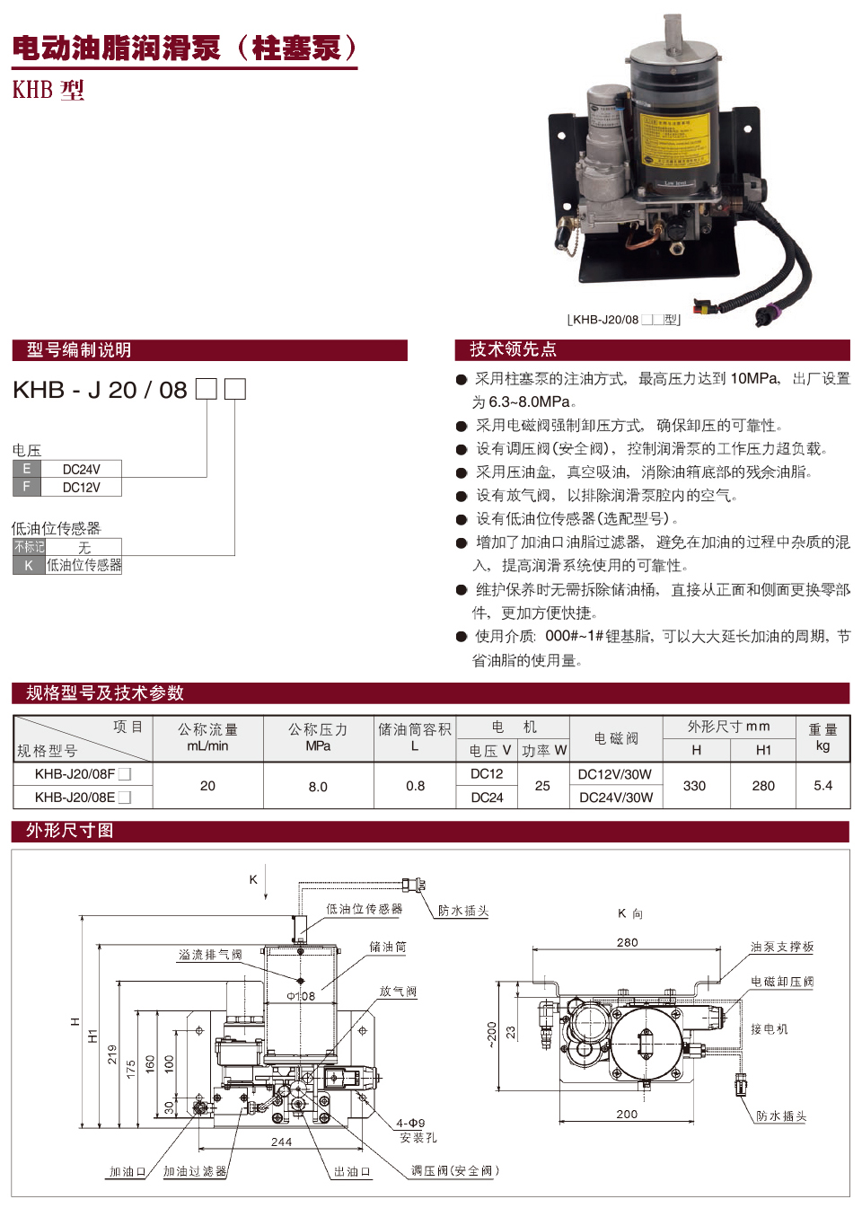 電動(dòng)油脂潤滑泵(柱塞泵)KHB-J20、08型參數(shù).jpg