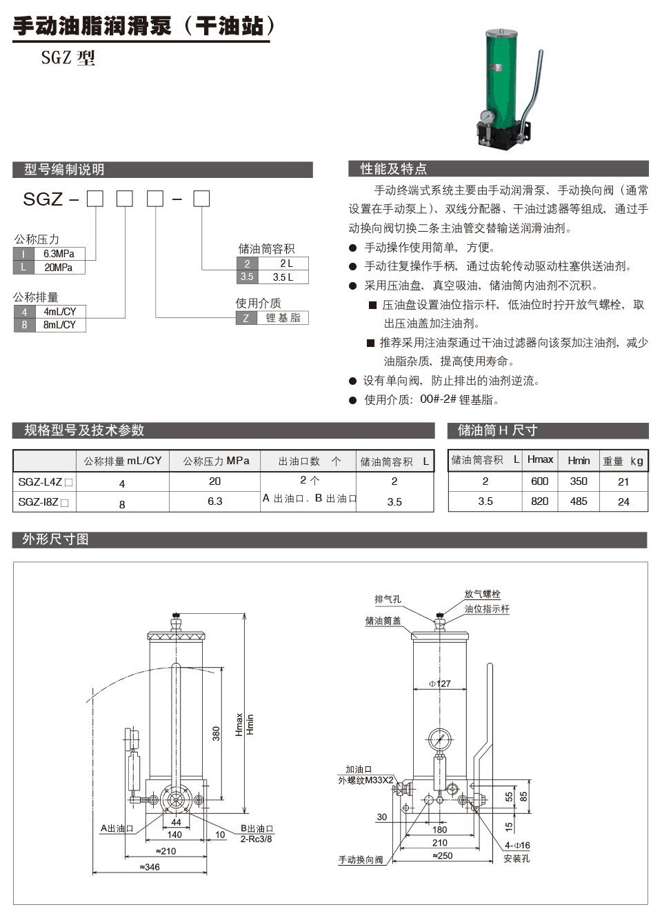 手動(dòng)油脂潤滑泵(干油站)SGZ型參數(shù).jpg